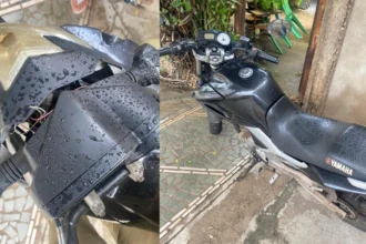 Motocicleta recuperada em Gurupi