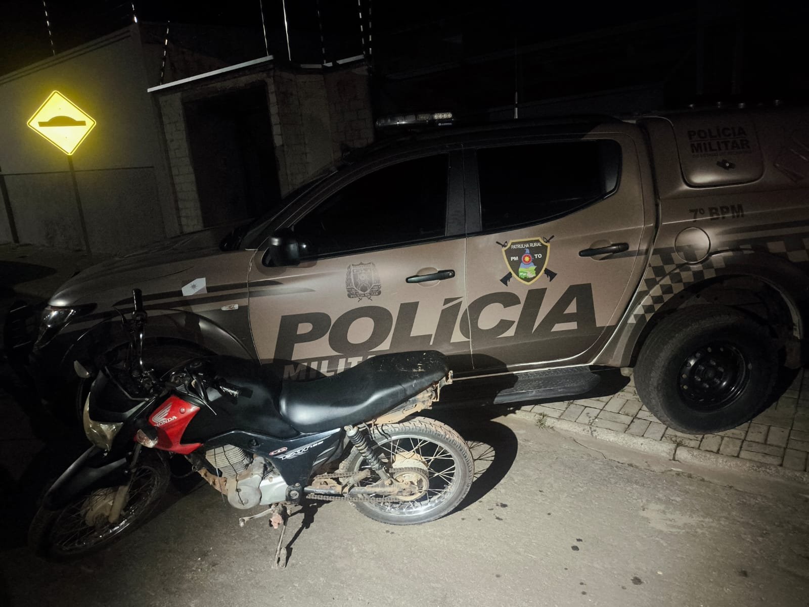 Recuperação de moto em Tabocão