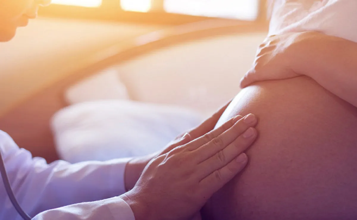 Profissionais de saúde revisando a Linha de Cuidado Materno Infantil do Tocantins