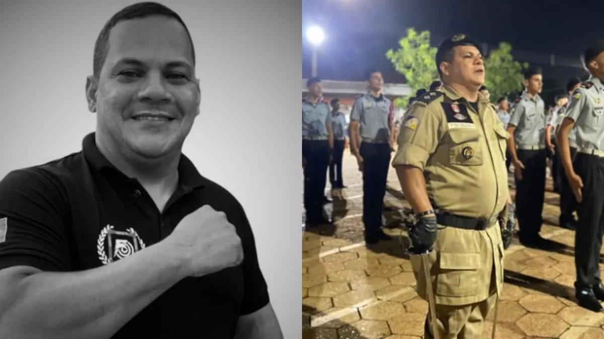 Capacete da Polícia Militar ou trompete em memória do tenente Gedilson José de Lima