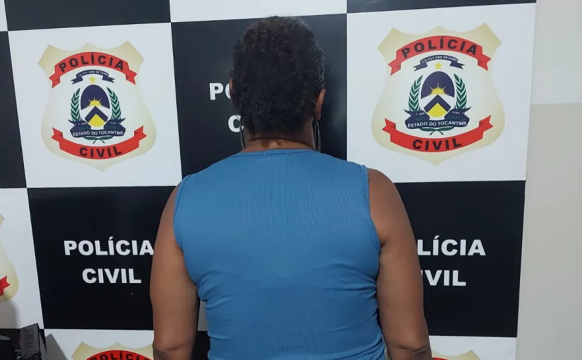 Mulher de 47 anos é detida por policiais civis em agência da Caixa em Miracema do Tocantins após tentativa de golpe com RG falso.