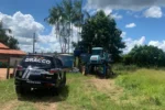 Pulverizador agrícola de R$ 350 mil recuperado pela Polícia Civil do Tocantins no Maranhão.